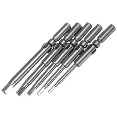 5Pcs 801 H1.5-H4 Hexagon Electric Screwdriver Bits Set 5mm Round Shank Screwdriver Bits
