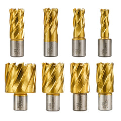 HSS Hollow 12-42mm Cutting Diameter Titanium Coated Core Drill Bit For Metal Cutting Weldon Shank Magnetic