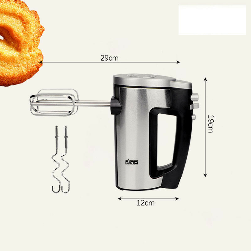 350W 2 Bar Stereo Hand Mixer 5 Speed Regulation One Button Withdrawal Circulating Air Cooling Easy to Use