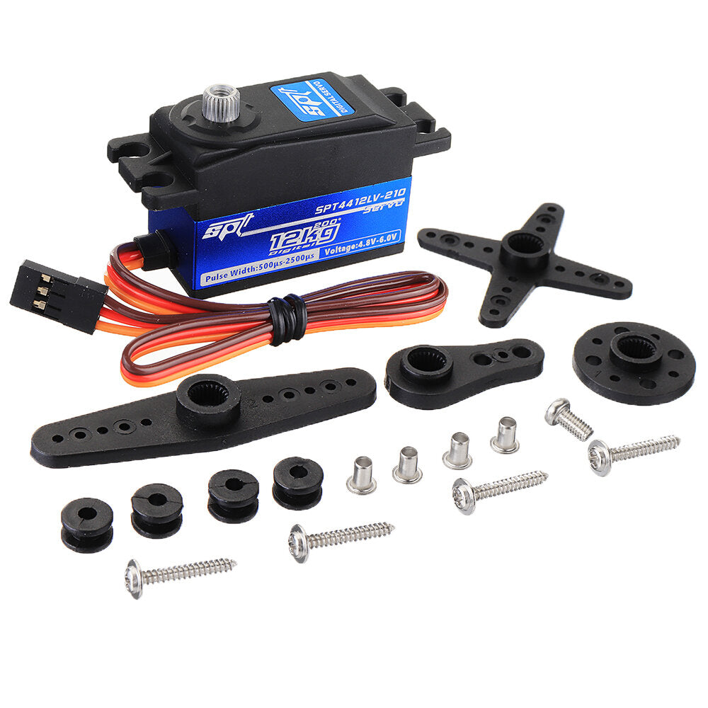 12KG Digital Servo 210 Large Torque Metal Gear Short Body For RC Robot