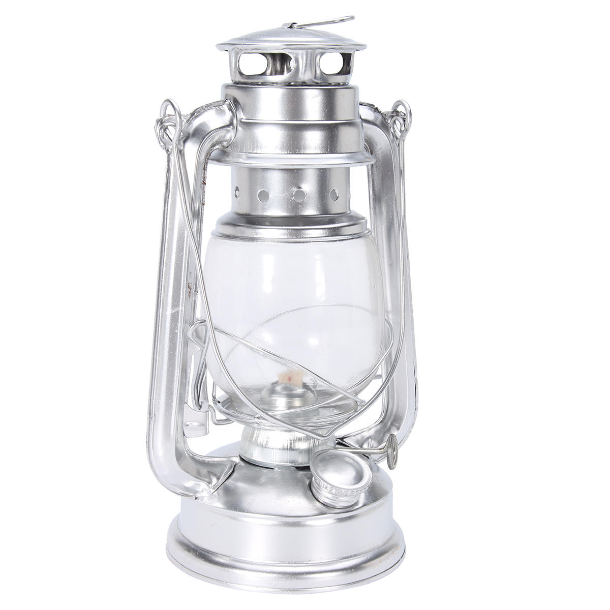 Retro Oil Lantern Outdoor Garden Camp Kerosene Paraffin Portable Hanging Lamp