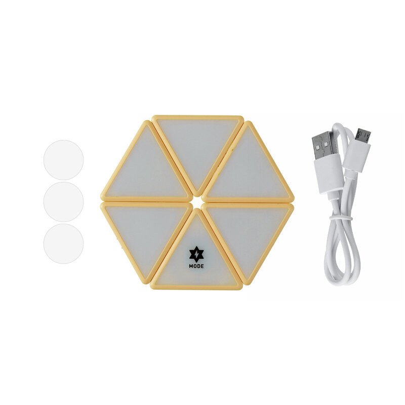 DC5V USB DIY Smart Puzzle Night Light Touch-sensitive Color-changing Toy