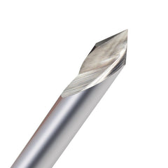 10Pcs 3.175mm Shank Engraving Bit End Milling Cutter 30 Degrees Tip 0.1mm Carbide 3D Milling Bit Carving