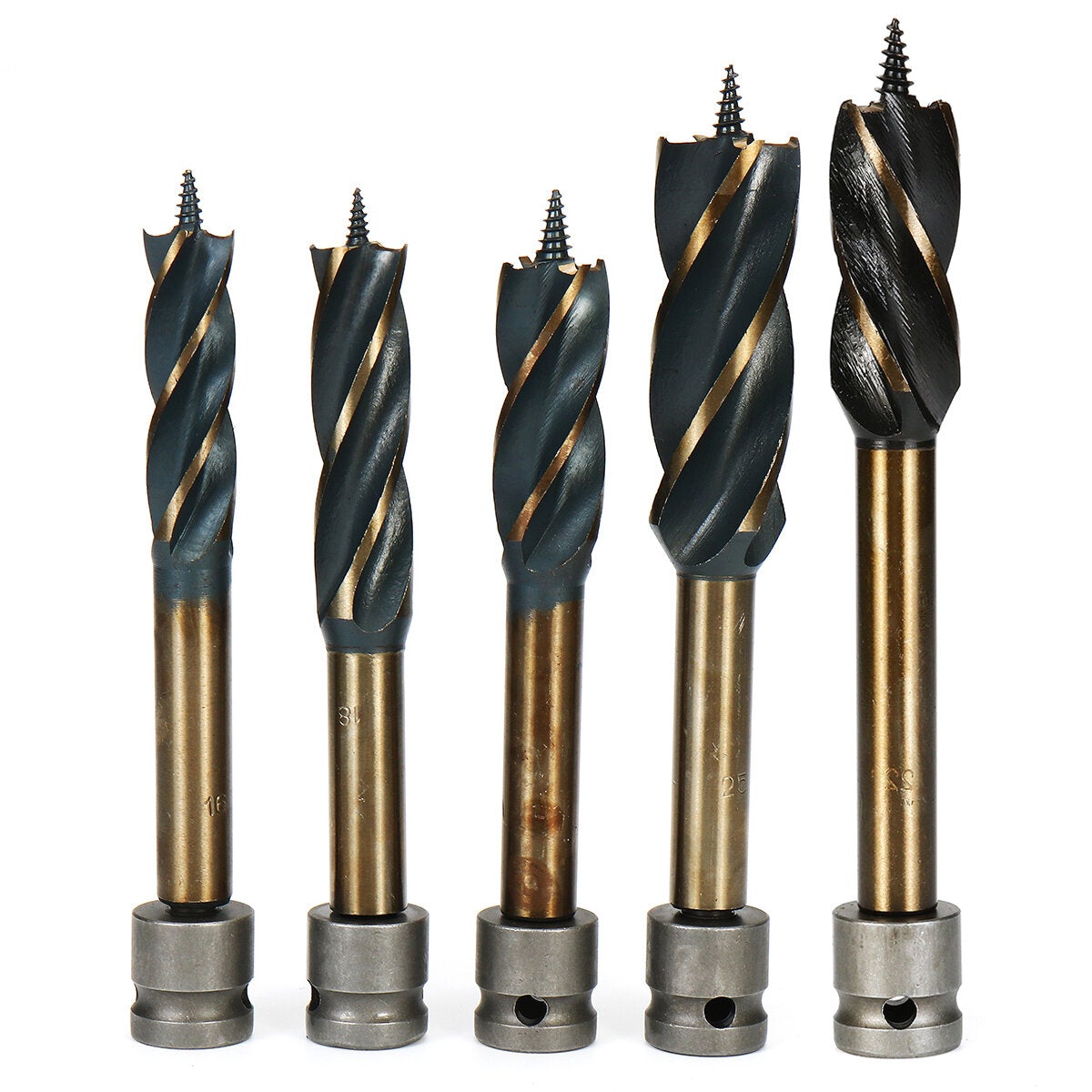 16-25mm 4 Flute Wood Fast Cutting Auger Drill Bit Cutter Carpenter Joiner Tools
