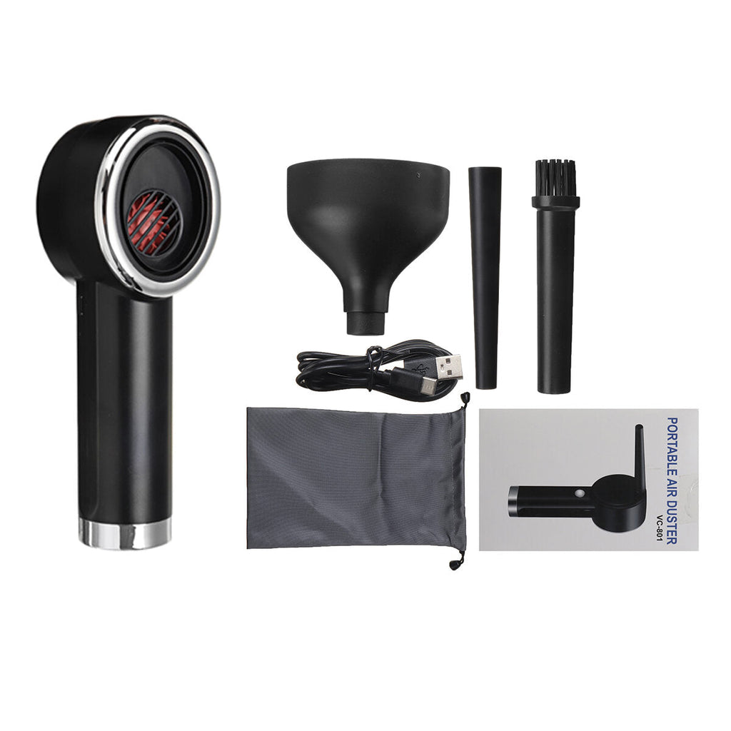 2 in 1 Cordless Electric Air Blower Vacuum Cleaner 2 Gear 5000Pa Powerful Suction Computer Dust Collector 6000mAh Home Garden Clean Tool