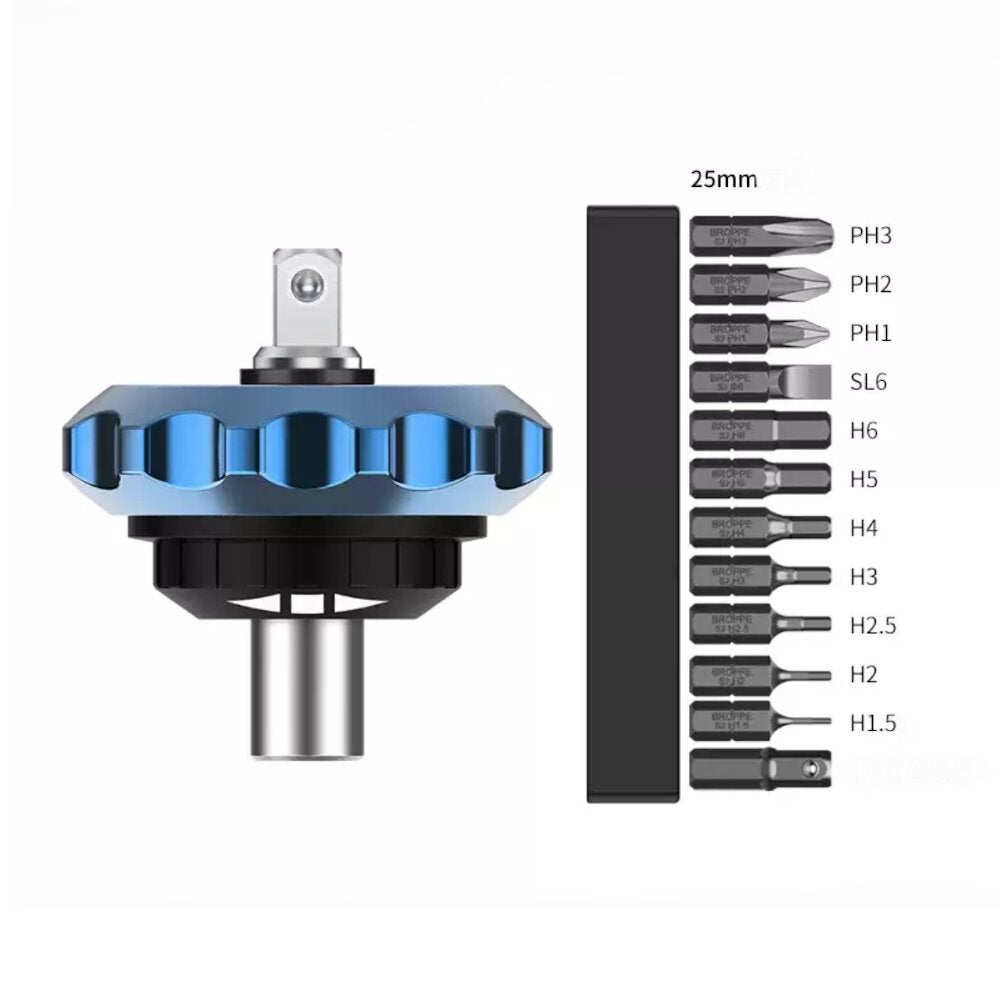 Palm Thunder Ratchet Screwdriver Bit Set Cross Hexagon Socket Strong Magnetic Screwdriver Bit