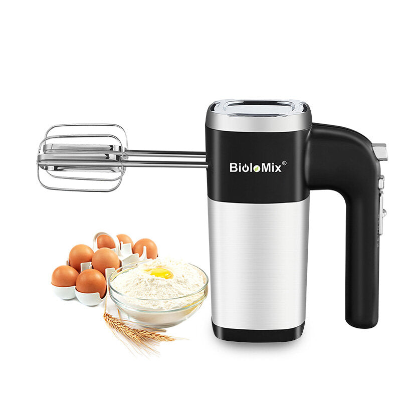 Household Electric Egg Beater Butter Mixer Baking Machine 500W 5 Speed Control 4 Attachments