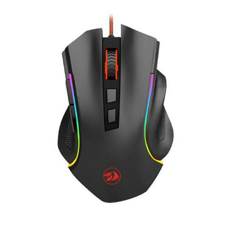 Wired Gaming Mouse RGB Backlight Ergonomic 8 Buttons Programmable 7 Backlight Modes 7200 DPI For Windows PC Gamers