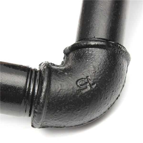 2pcs 3/4 Inch Iron Pipe Shelf Bracket Industrial Pipe Scaffold Board Shelf Brackets