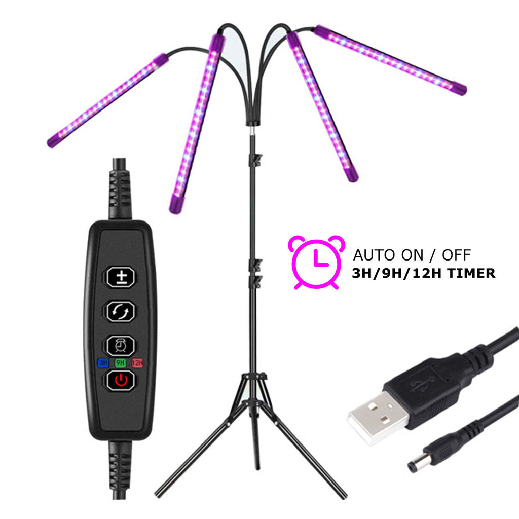 LED Grow Light Tripod Plant Growing Lamp Lights With Tripod For Indoor Plants