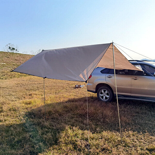 Car Side Awning Waterproof UV-proof Rooftop Tent Canopy for Outdoor Camping Travel