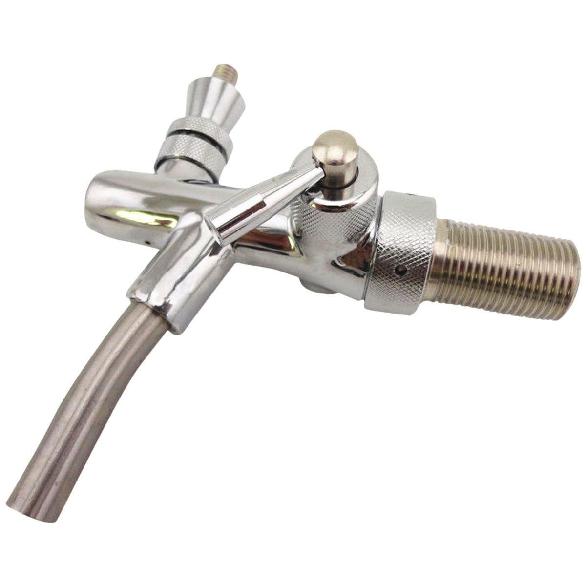 Draft Kegerator Faucet Flow Controller Chrome Plating Shank G5/8 Tap Kit Bottle Opener