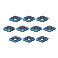 10pcs HRC45 Blue Nano DCMT11T308 Carbide Insert for SDJCR/SDJCL Lathe Turning Tool Holder