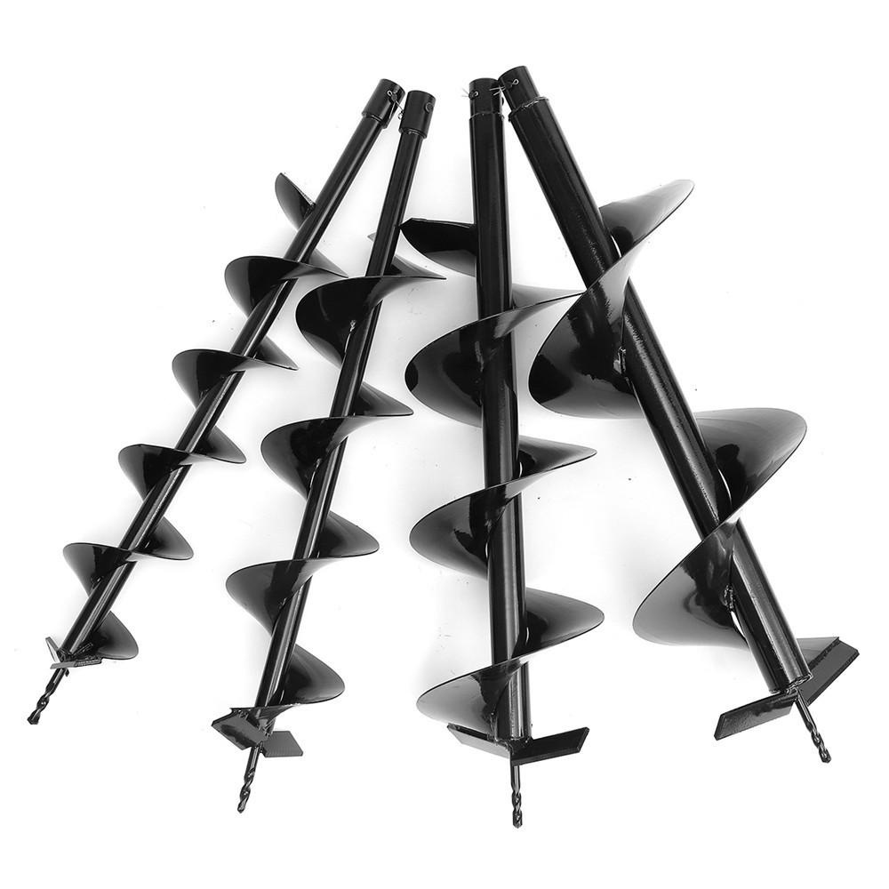 800mm 120-250mm Single Blade Auger Drill Bit Garden Planting Earth Petrol Post Hole Digger Tool