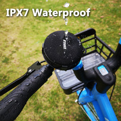 Bicycle Bluetooth Speaker Hi-Fi Stereo Wireless Soundbar TF Card AUX-In IPX7 Waterproof Portable Outdoor Bike Speaker with Mic with Bracket