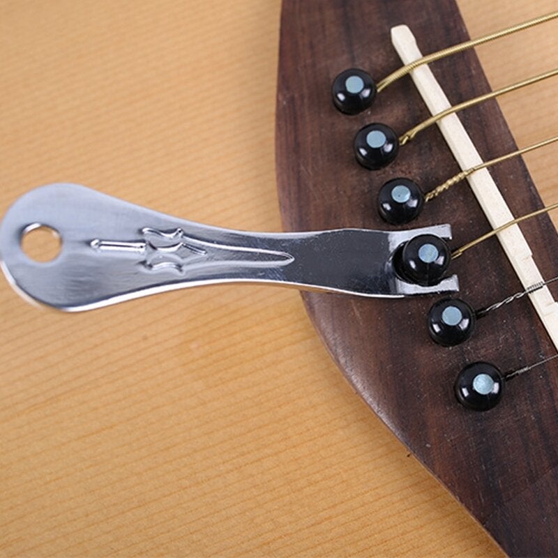 Guitar Parts 1PC Guitar Saddle/Guitar Nut/Pin Puller 12 PCS Bridge Pins