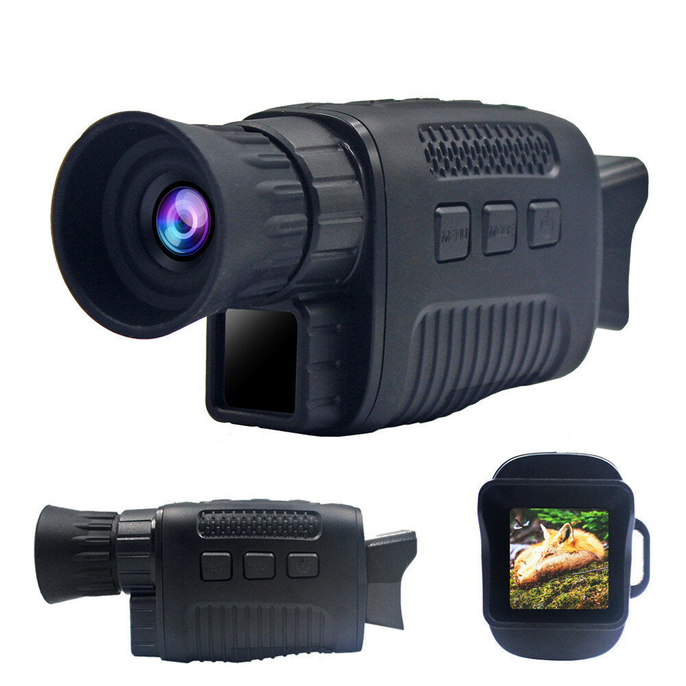 Infrared Night Vision Digital Hunting Camera Video Camera Scouting Trail Monitoring Monocular Camera for Wildlife Outdoor Photography Hunting Camping