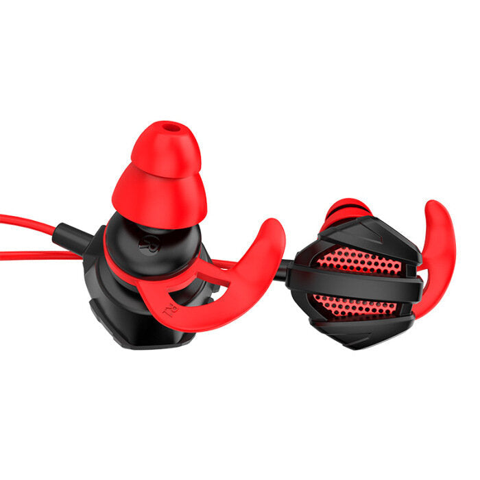 Noise Cancelling 3D Stereo In-ear Wired Control Earphone Headset Bass Gaming Earbuds with Dual mic for iPad huawei
