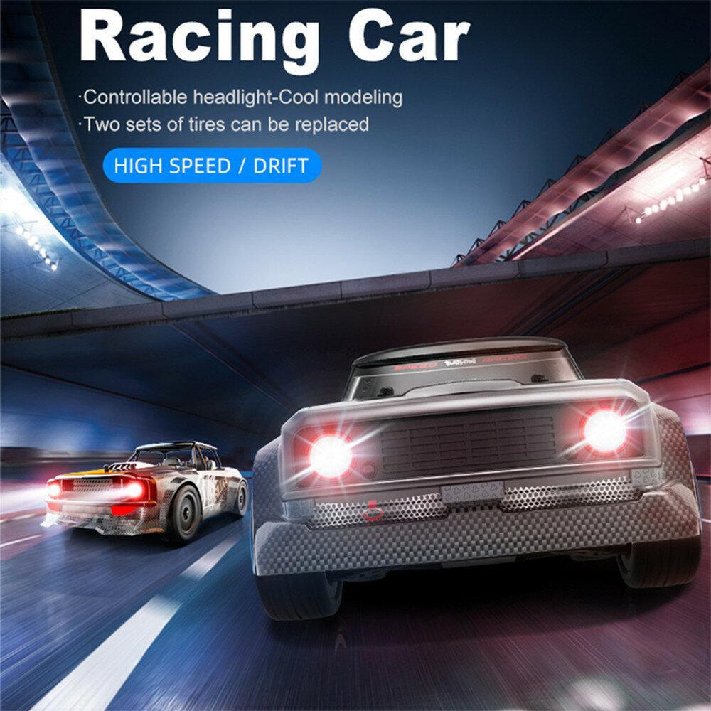 RTR 2.4G 4WD 30km/h RC Car LED Light On-Road Proportional Control Vehicles Model