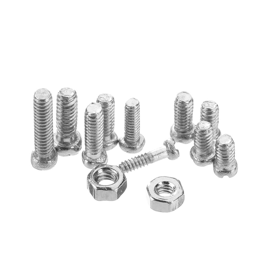 600Pcs Stainless Steel M1/1.2/1.4/1.6 Small Screws Nut for Watches Clocks Mobile 2-4mm