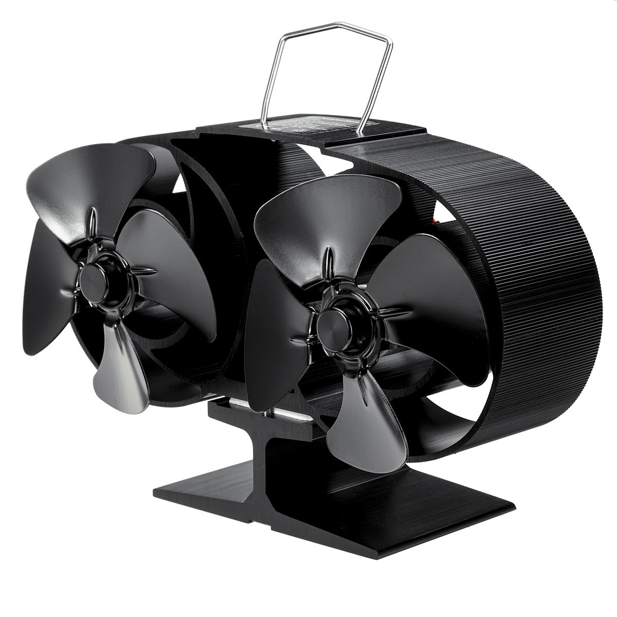 8 Blades Stove Fan Fireplace Fire Heat Powered Saving Eco Friendly Fireplace Fans Wood Log Burner Household Winter Warmer