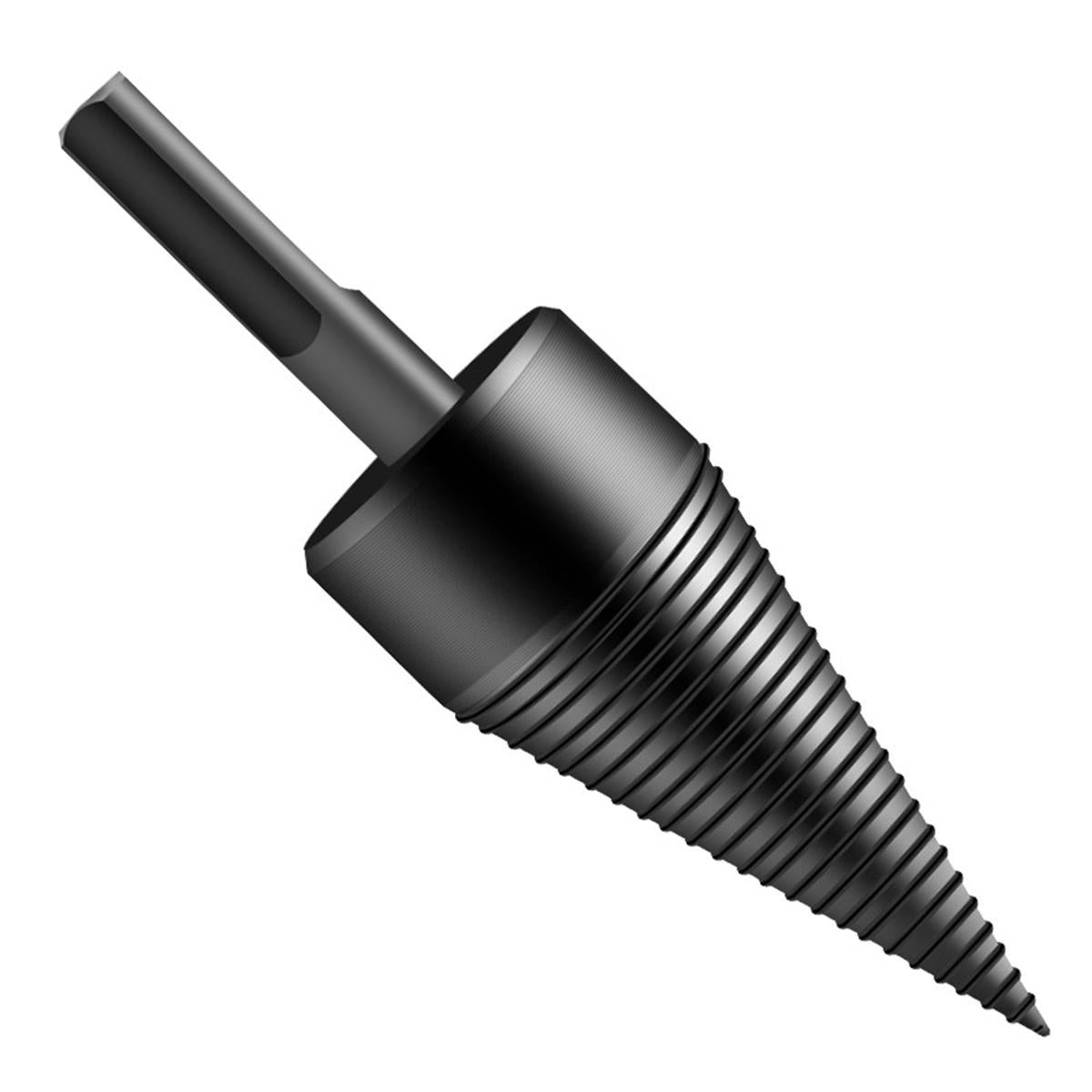 32mm Household Splitter Drill Bit L140mm Square Round Hex Shank Steel Kindling Firewood For Hand