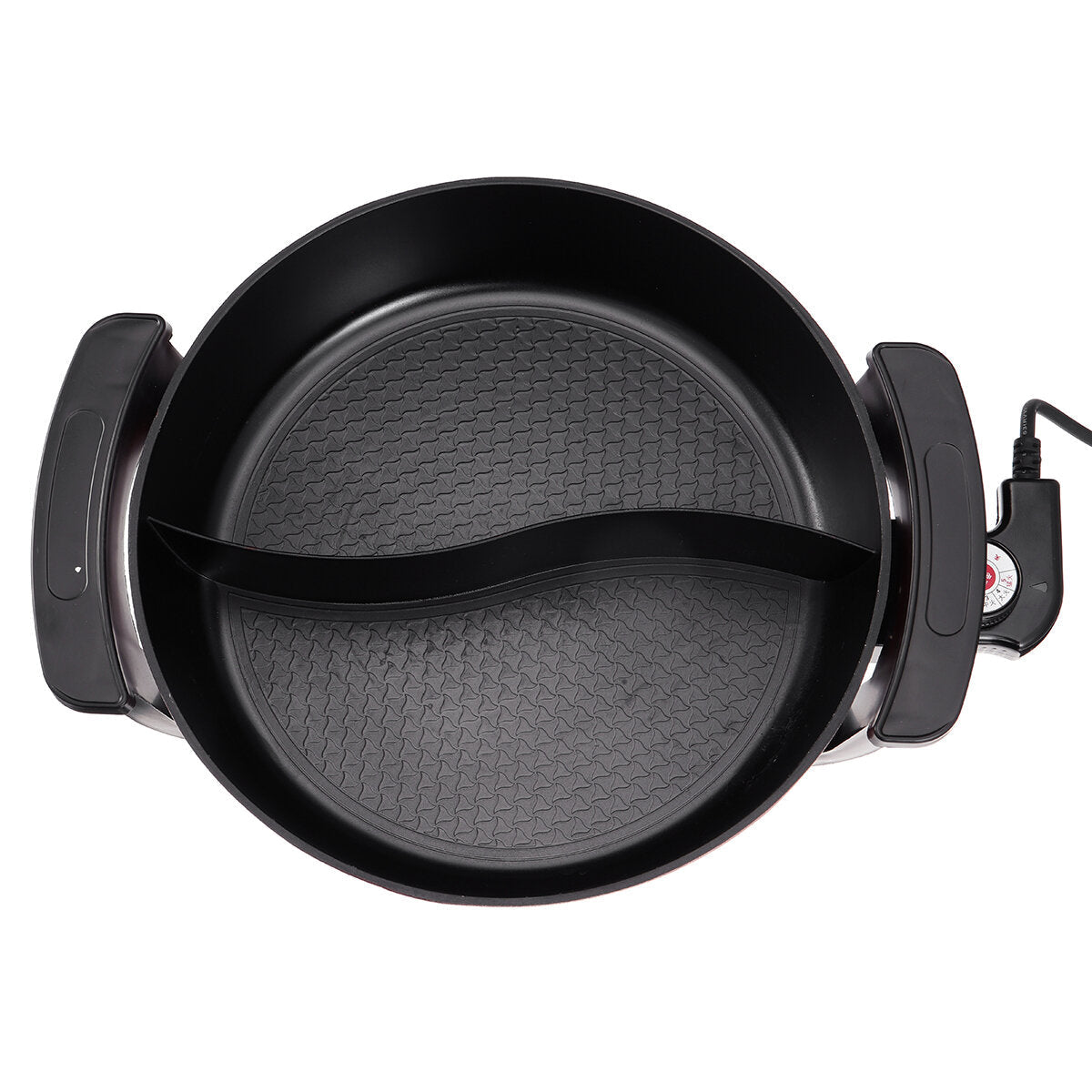 Electric Hot Pot 6L 220V 1360W Pan Frying Grill Oven Cooker Hotpot Cookware