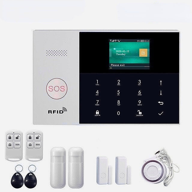 WIFI Alarm System Card APP Remote Control Wireless Home Security Smart Home Alarm Kits