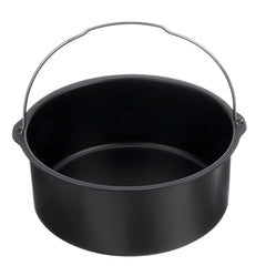 17Pcs 7/8/9'' Air Fryer Accessories Set Non-stick Frying Cage Dish Baking Pan