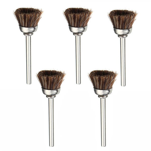 15pcs Bristle Brushes Set Deburring Cleaning Polishing Tool For Electric Grinder