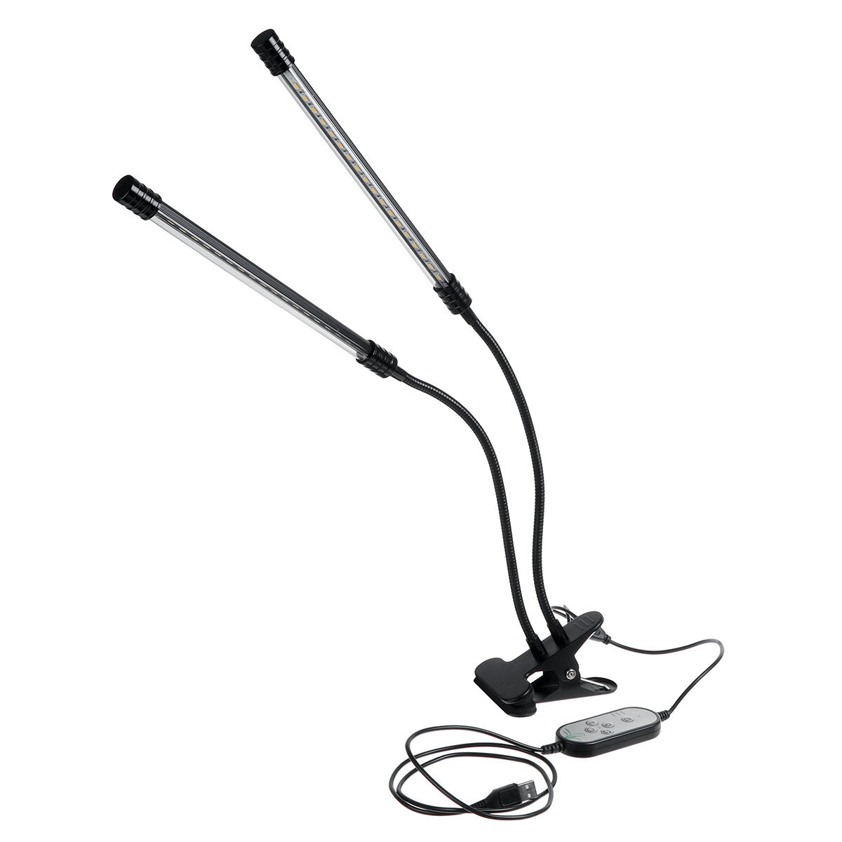 2/3/4 Heads 5730 USB LED Plant Grow Light Dimmable Timer 360 Flexible Clip Hydroponic Garden Desk Tube Lamp