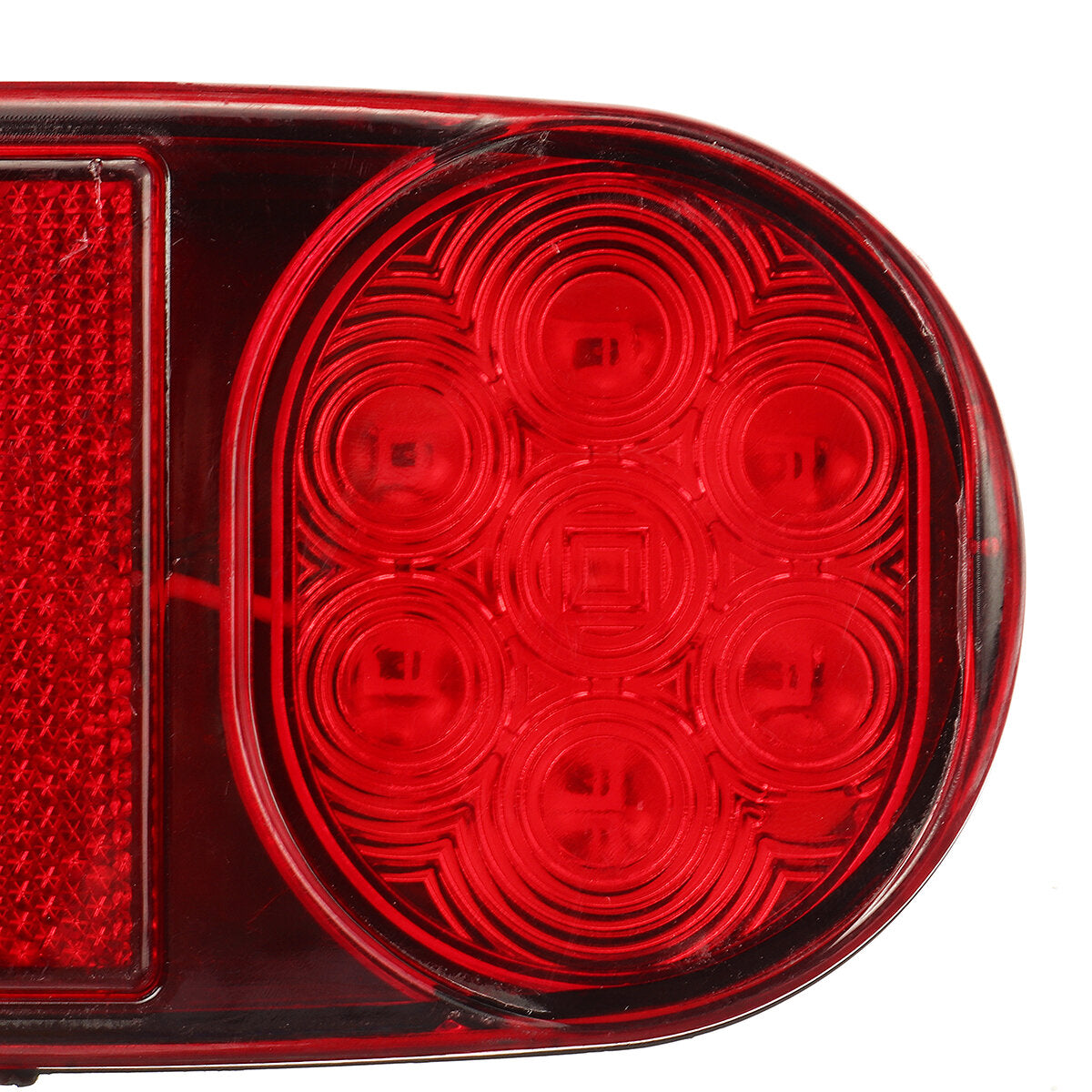 2PCS 12-24V 28LED Rear Tail Stop Brake Light Indicator For Boat Trailer Caravan Van