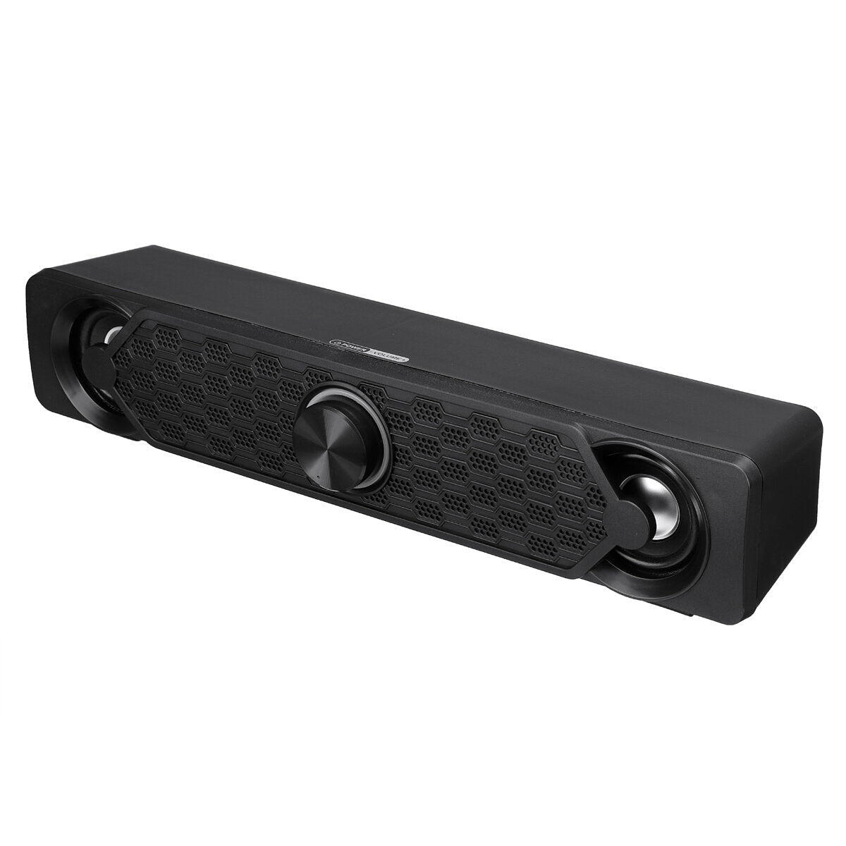 Desktop Soundbar Hi-Fi 3D Surround Sound Bass 50.8mm Dual Drivers Luminous USB AUX Wired Speaker