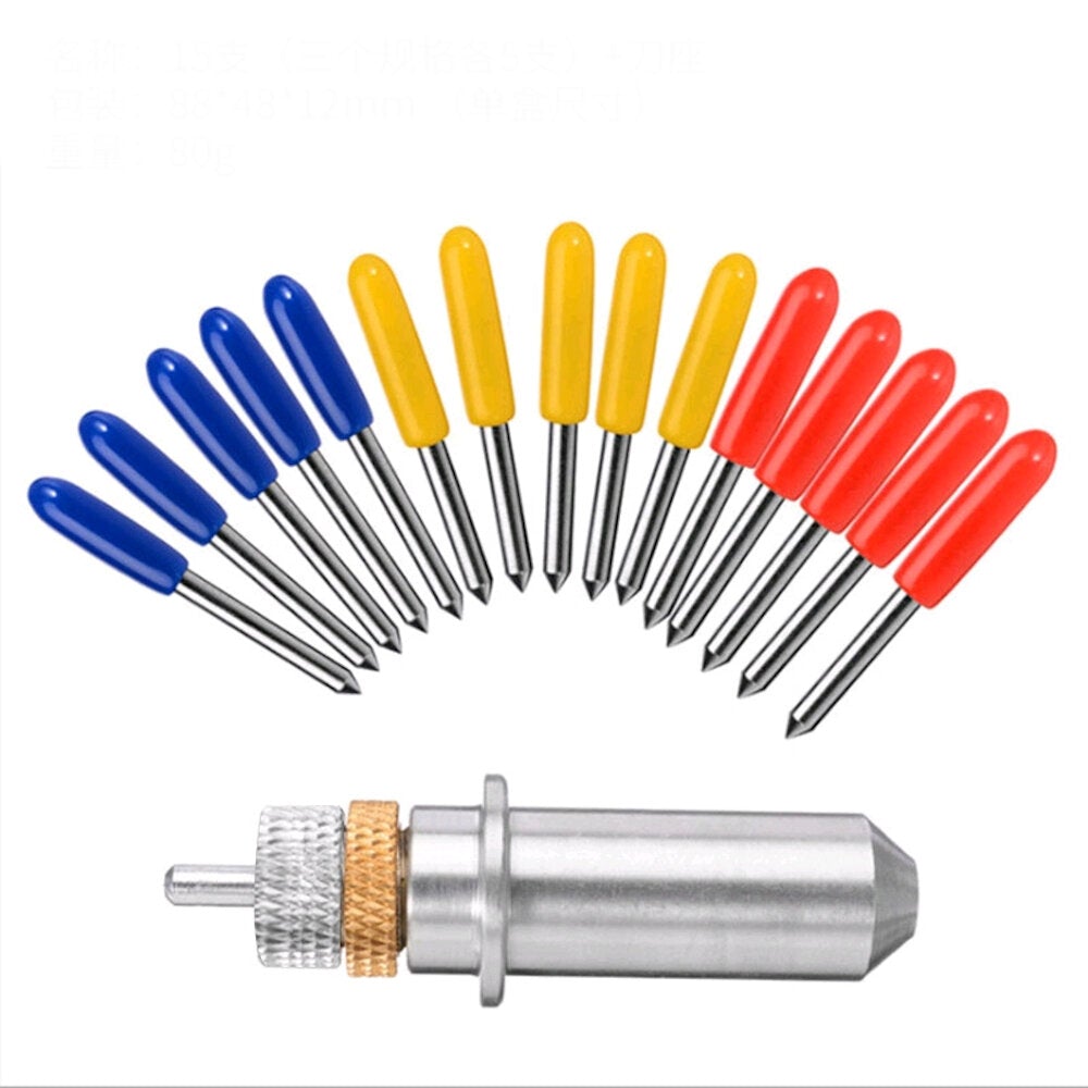 30/45/60 Degree Lettering Knife Cutter And Base Machine Accessories For Cutting Glass Tiles Packed In Bags