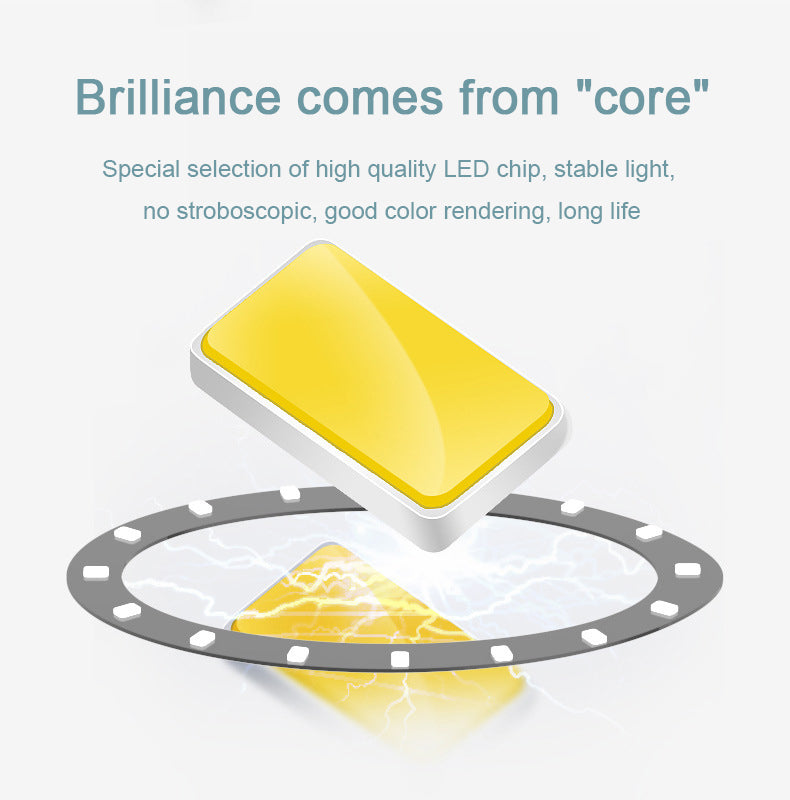 LED Desk Lamp Three Gear Color Temperature Free Brightness Adjustment USB Powered Reading Office Lamp