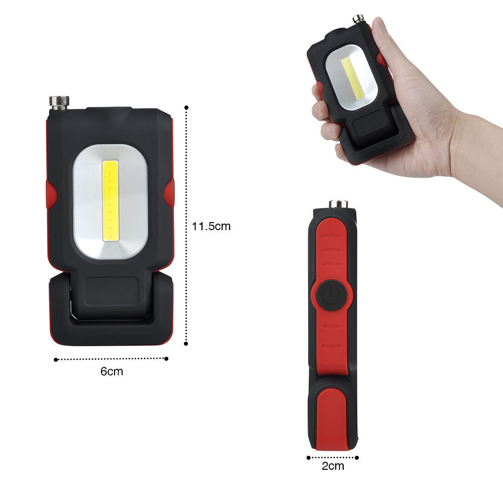 5 in1 LED + COB Dual Light Magnetic Antenna Picker Work Light
