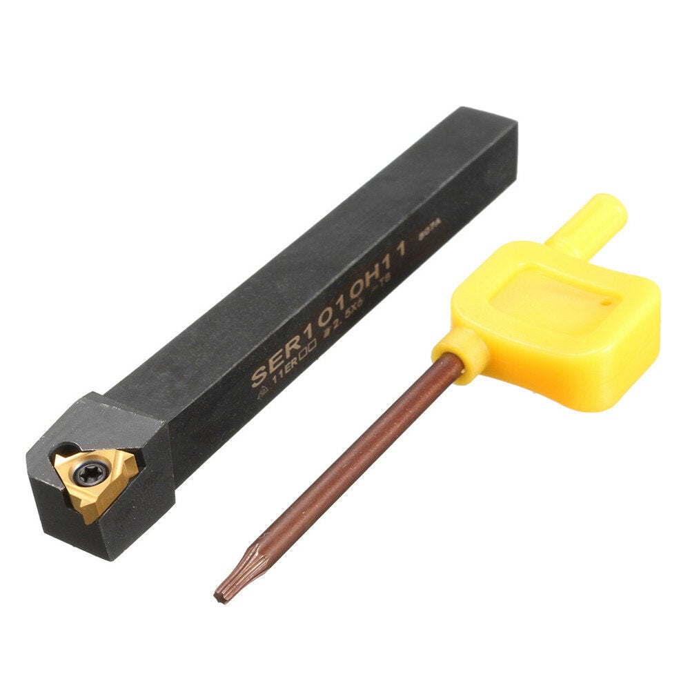 Threading Turning Tool Holder with 11ER A60 Carbide Insert