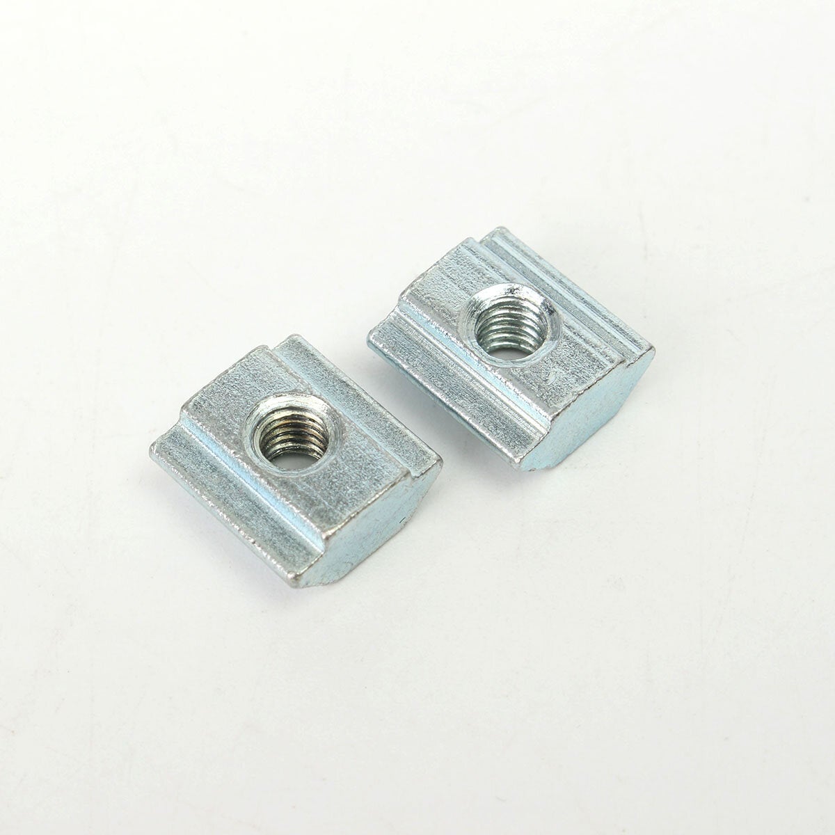 50pcs T Sliding Nut Block for 2020 Aluminum Profile Zinc Coated Plate Aluminum Accessories