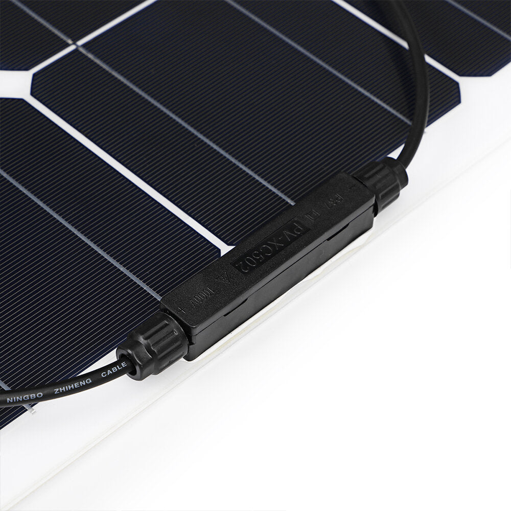 2 Pcs 100W 18V PET Solar Panel Kit Battery Charger Power Bank Camping Travel Generator