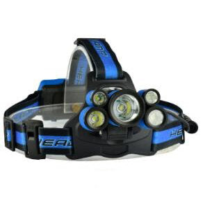 1700LM Telescopic Zoom 18650 USB Rechargeable 5 Modes Headlamp with SOS Help Whistle
