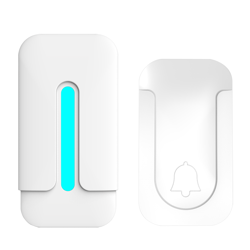 433MHz Wireless Pressing Self-powered Doorbell Long Distance Waterproof Elderly Pager For Smart Home