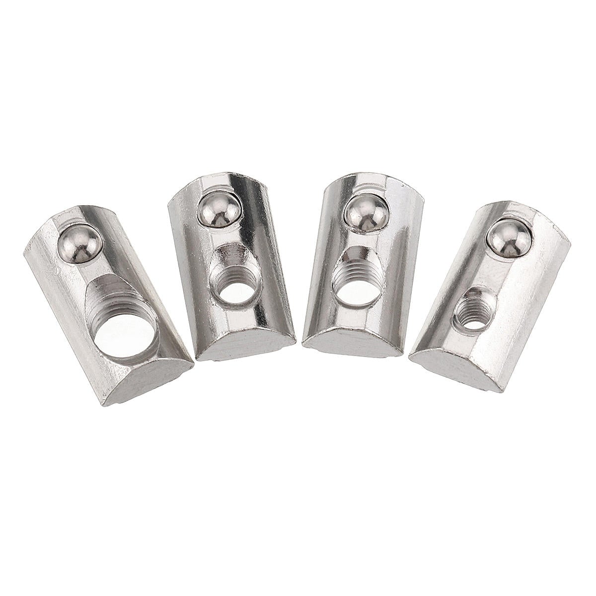 50pcs 40 Series T Slot Elastic Nut Round Roll Spring Nut for 40 Series Aluminum Profile
