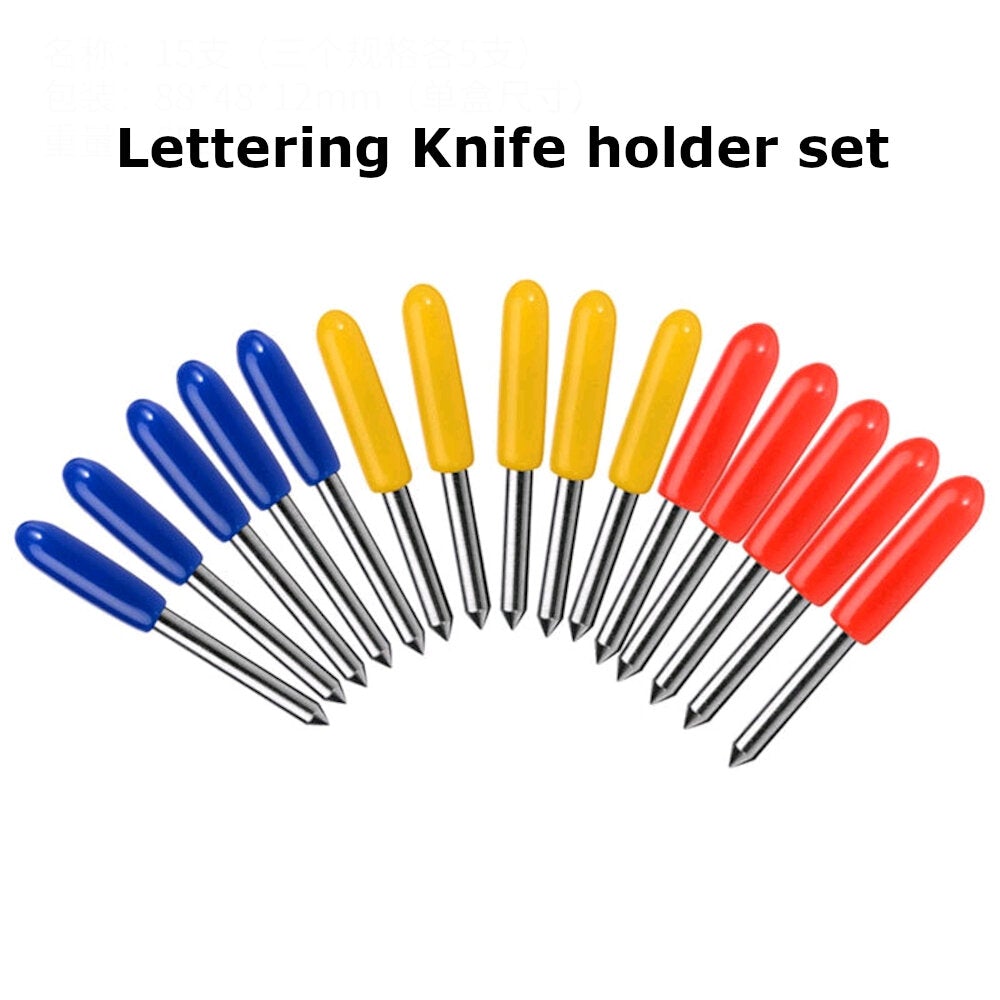 30/45/60 Degree Lettering Knife Cutter And Base Machine Accessories For Cutting Glass Tiles Packed In Bags