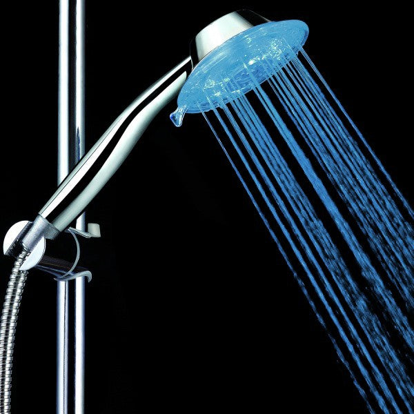 Multicolor LED Shower Head Sprinkler Handheld 7 Color with 2 Adjustable Mode