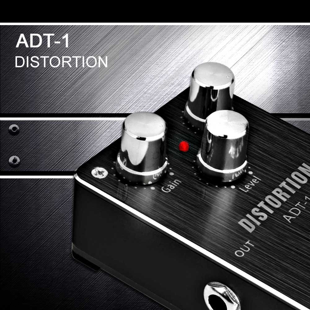 Distortion Electric Guitar Effect Pedal Aluminum Alloy Housing True Bypass