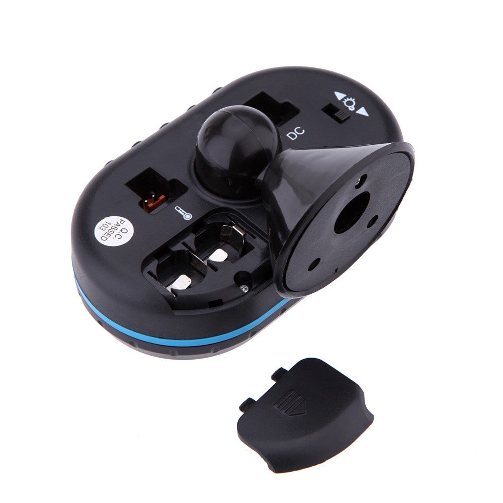 Digital Auto Car Thermometer Voltmeter Voltage Meter Noctilucous Clock Freeze Alert + Batteries