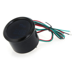 Digital Oil Pressure Meter Gauge with Sensor for Auto Car 52mm 2in LCD 0~120PSI Warning Light Black