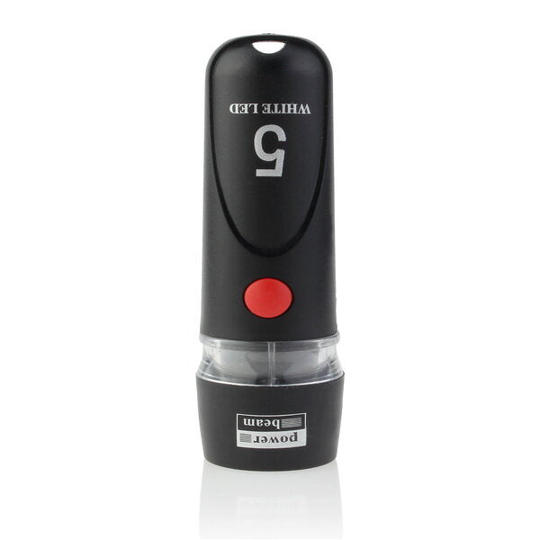 5 LED Bike Head Light Torch With Red 5 LED Tail Light Set With Mount