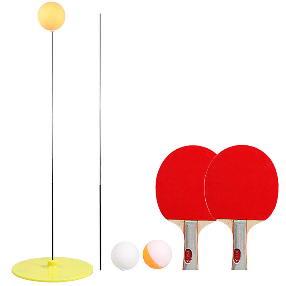 Ping Pong Rackets and Balls Table Tennis Trainer Base Training Practice Set