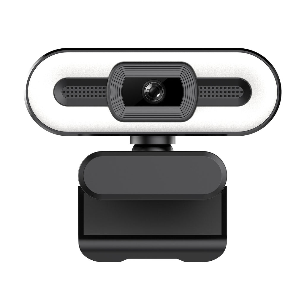 2K USB Plug and Play Webcam with Built in Microphone Light